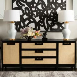 Bungalow 5 - Astor 3-drawer & 2-door Cabinet, Black