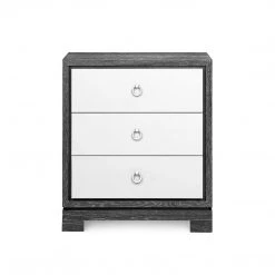 Bungalow 5 - Berkeley 3-Drawer Side Table In Gray