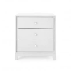 Bungalow 5 - Bergamo 3-Drawer Side Table In White