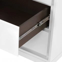 Bungalow 5 - Bergamo 3-Drawer Side Table In White