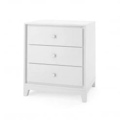 Bungalow 5 - Bergamo 3-Drawer Side Table In White