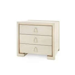 Bungalow 5 - Blake 3-drawer Side Table, Blanched Oak