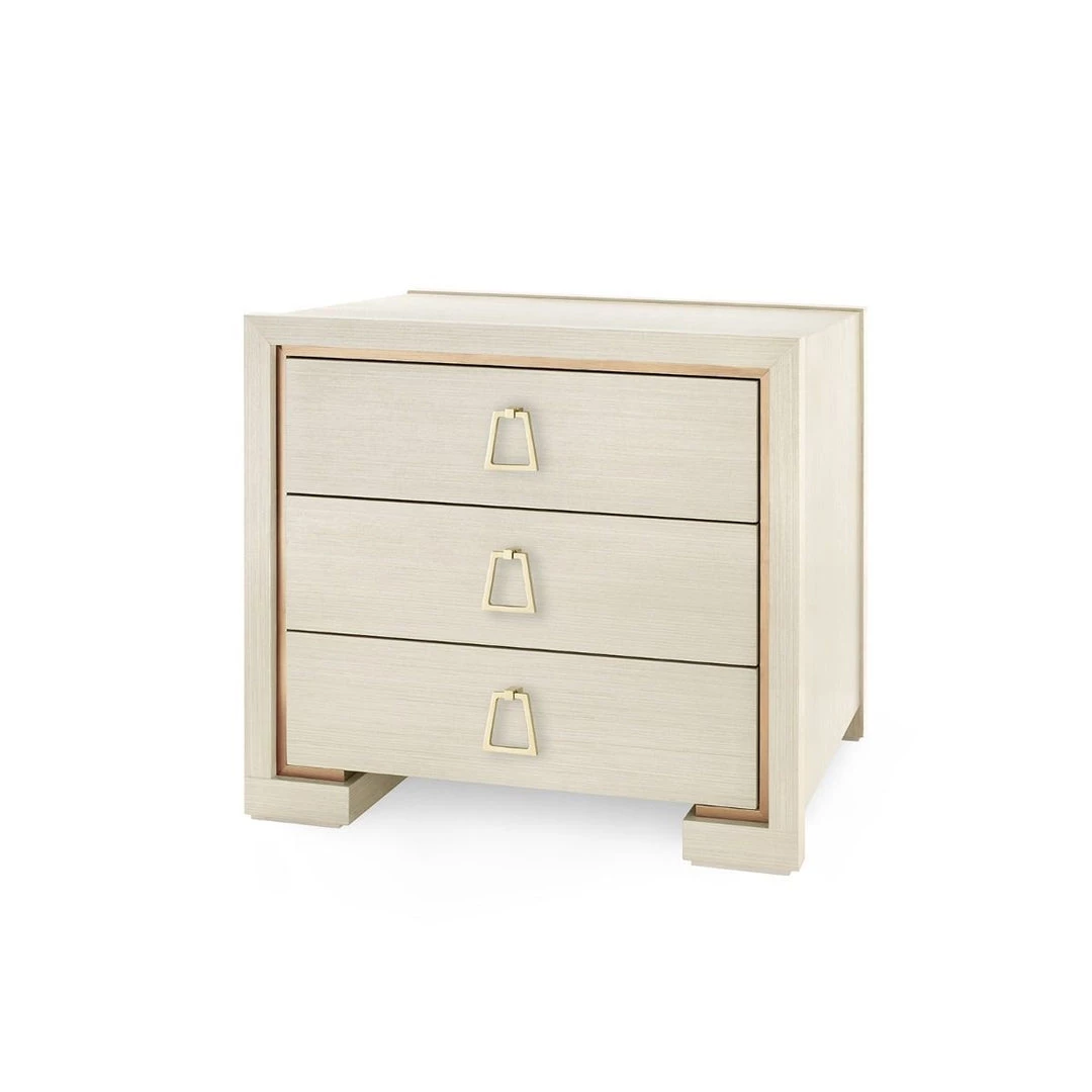 Bungalow 5 - Blake 3-drawer Side Table, Blanched Oak