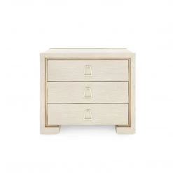 Bungalow 5 - Blake 3-drawer Side Table, Blanched Oak