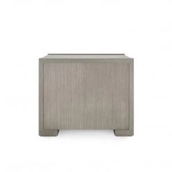 Bungalow 5 - BLAKE 3-DRAWER SIDE TABLE, TAUPE GRAY