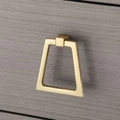 Bungalow 5 - BLAKE 3-DRAWER SIDE TABLE, TAUPE GRAY