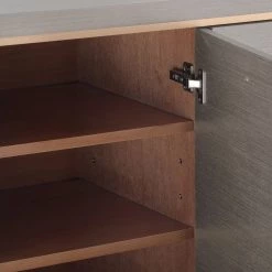 Bungalow 5 - Blake 4-door Cabinet, Taupe Gray