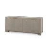 Bungalow 5 - Blake 4-door Cabinet, Taupe Gray