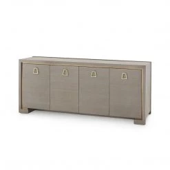 Bungalow 5 - Blake 4-door Cabinet, Taupe Gray