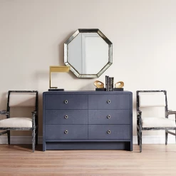 Bungalow 5 - Bryant Extra Large 6-Drawer, Navy Blue