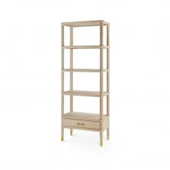 Bungalow 5 - Bertram Etagere, Bleached Cerused Oak