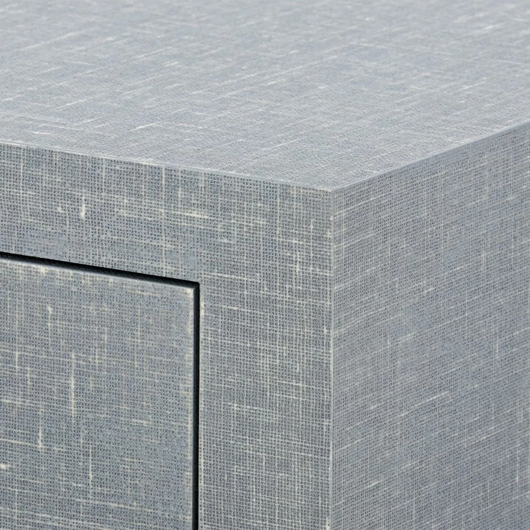 Bungalow 5 - Claudette 1-drawer Side Table, Gray And Nickel