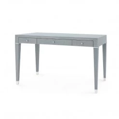 Bungalow 5 - Claudette Desk, Gray And Nickel