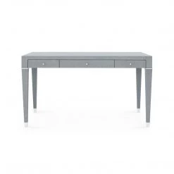 Bungalow 5 - Claudette Desk, Gray And Nickel