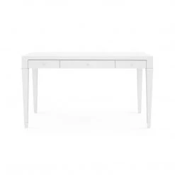 Bungalow 5 - Claudette Desk, White And Nickel