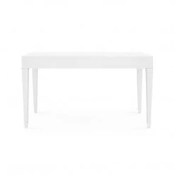 Bungalow 5 - Claudette Desk, White And Nickel