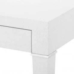 Bungalow 5 - Claudette Desk, White And Nickel
