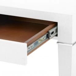 Bungalow 5 - Claudette Desk, White And Nickel