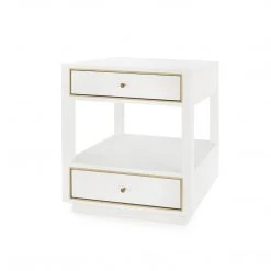Bungalow 5 - Carmen 2-Drawer Side Table - White