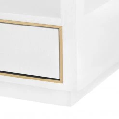 Bungalow 5 - Carmen 2-Drawer Side Table - White