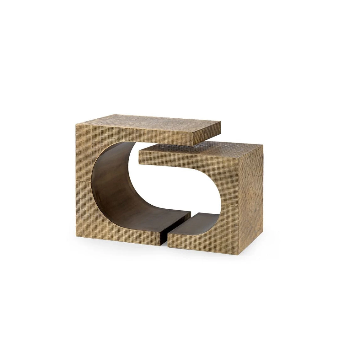 Bungalow 5 - Dali Large Side Table, Antique Brass