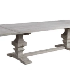 The Uttermost Co. Bal Extension Dining Table White Dining Tables