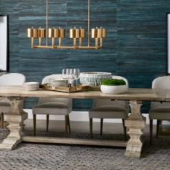 The Uttermost Co. Bal Extension Dining Table White Dining Tables