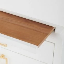 Bungalow 5 - ELINA 3-DRAWER SIDE TABLE, WHITE