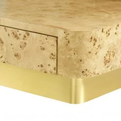 Bungalow 5 - Emil 2-drawer Side Table, Burl