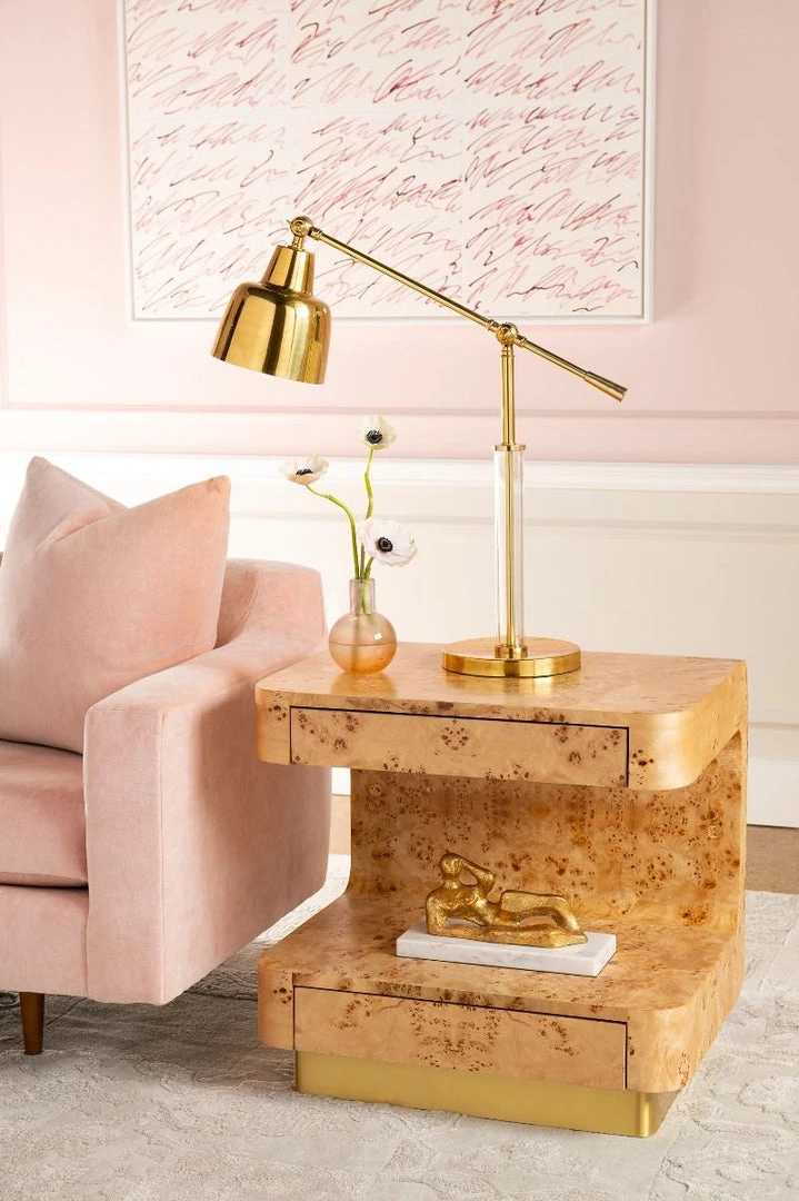 Bungalow 5 - Emil 2-drawer Side Table, Burl