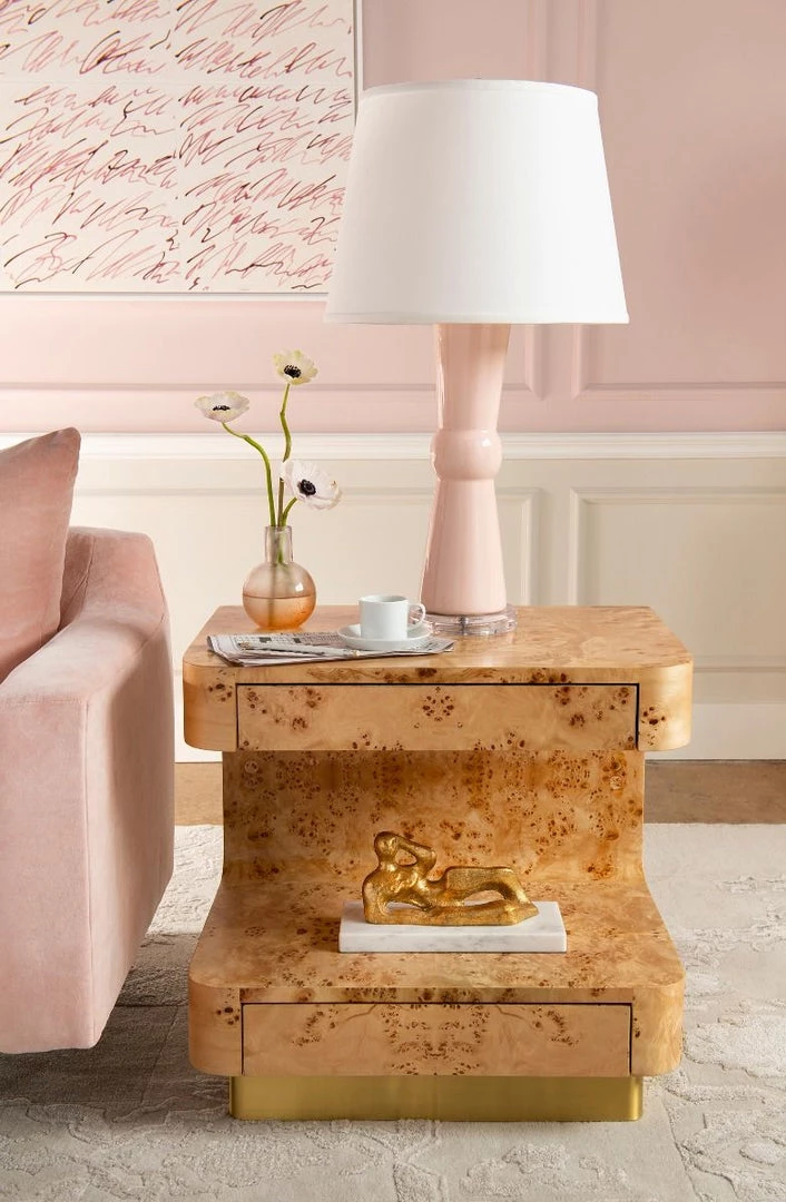 Bungalow 5 - Emil 2-drawer Side Table, Burl