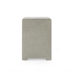 Bungalow 5 - Fedor 2-Drawer Side Table, Moss Gray Tweed