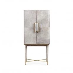 Bungalow 5 - Florian Tall Bar Cabinet, Gray