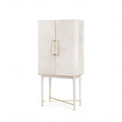 Bungalow 5 - Florian Tall Bar Cabinet, White