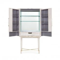 Bungalow 5 - Florian Tall Bar Cabinet, White
