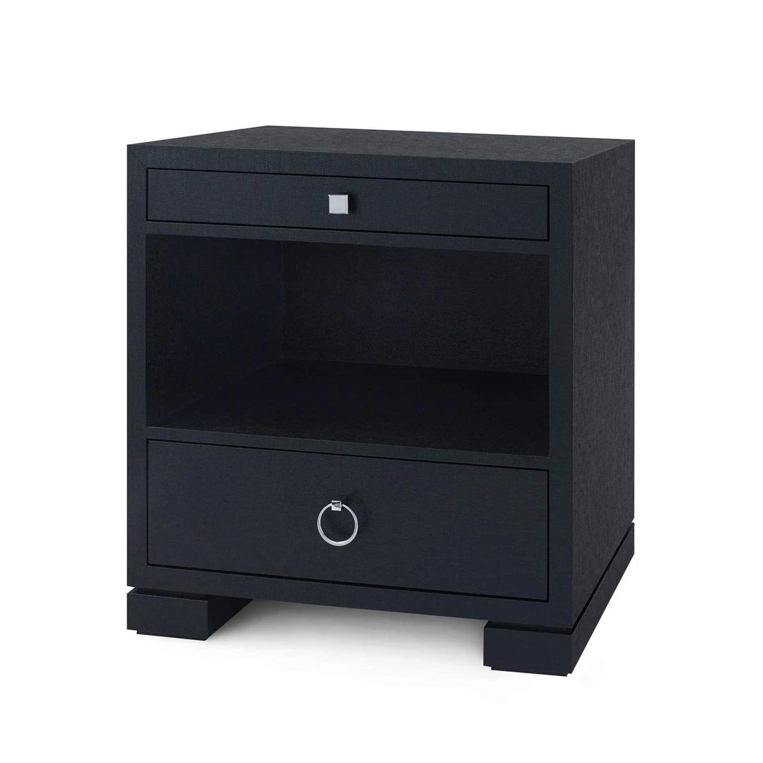 Bungalow 5 - Frances 2-Drawer Side Table In Black