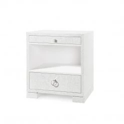 Bungalow 5 - Frances 2-Drawer Side Table In White