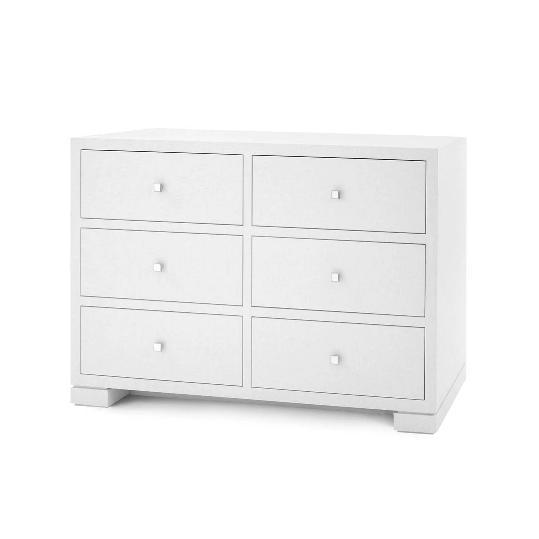 Bungalow 5 - Frances Extra Large 6-Drawer In White