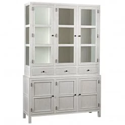 Noir Furniture Noir Colonial Hutch White Cabinets