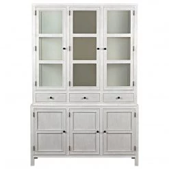 Noir Furniture Noir Colonial Hutch White Cabinets