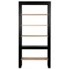 Noir Furniture Winston Bookcase, Black Metal
