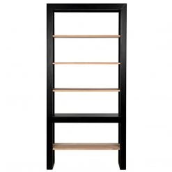 Noir Furniture Winston Bookcase, Black Metal