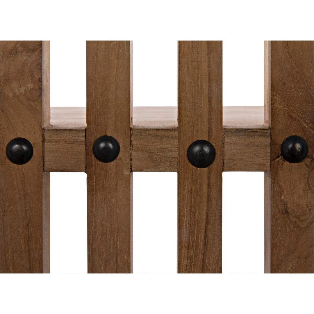 Noir Furniture Opal Bookcase, Teak Bookcases