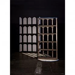 Noir Furniture Noir Passage Bookcase, Ebony Walnut