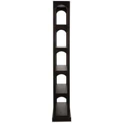 Noir Furniture Noir Passage Bookcase, Ebony Walnut