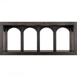 Noir Furniture Noir Passage Bookcase, Ebony Walnut