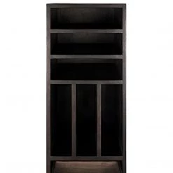 Noir Furniture Bookcases Noir Tubula Bookcase, Ebony Walnut