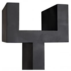 Noir Furniture Bookcases Noir Koko Bookcase, Black Steel