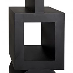 Noir Furniture Bookcases Noir Koko Bookcase, Black Steel