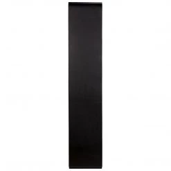 Noir Furniture Noir Paloma Bookcase, Black Steel Bookcases
